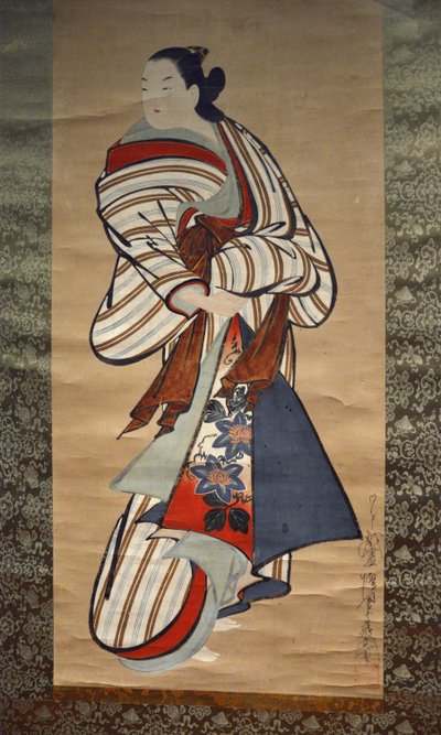 Cortesana desfilando de Kaigetsudō Dohan